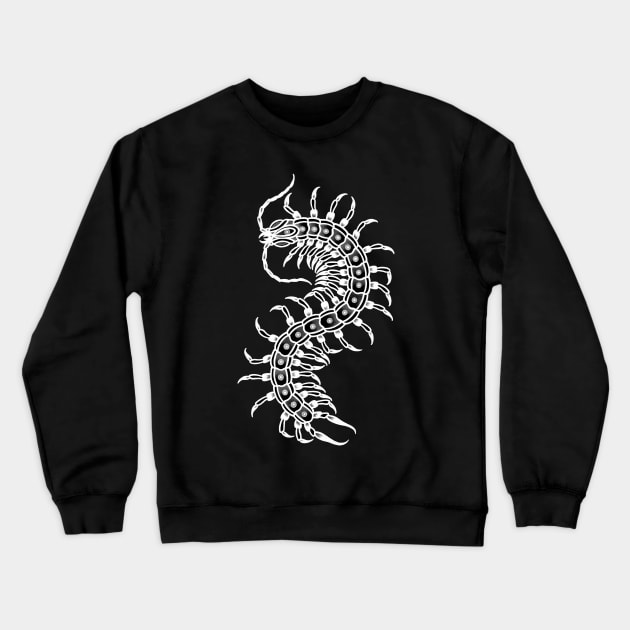 All-Seeing Centipede Inverted Crewneck Sweatshirt by Jake B